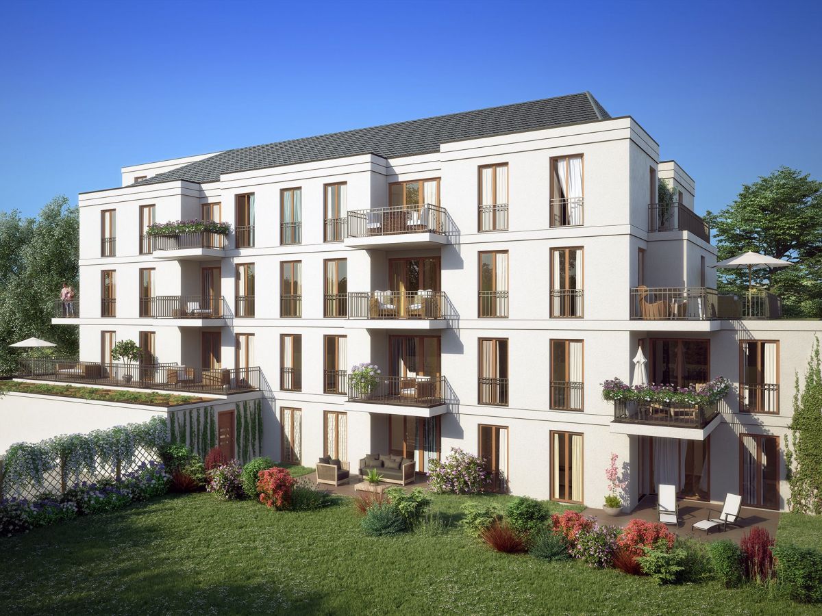Aktuelles Projekt von Wittfoth Bau Bauträger in der Sellowstraße 23 in Potsdam, es entstehen hier modernste Stadtvillen mit lichtdurchfluteten Appartements.