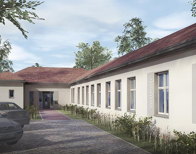 Das Foto zeigt eine Architektenzeichnung zum aktuellen Projekt H12 Wittfoth Architelkten Büro in Potsdam dass von Wittfoth Bauträger Berlin und Brandenburg betreut wird.